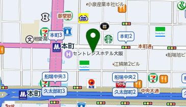 東京東海証券 大阪中央支店の地図画像