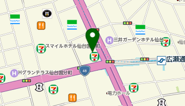 東京東海証券 仙台支店の地図画像