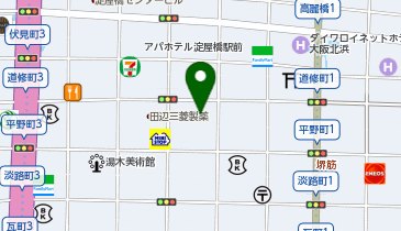 東京東海証券 大阪支店の地図画像