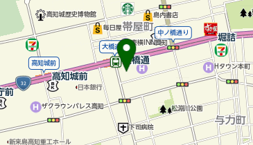 東京東海証券 高知支店の地図画像