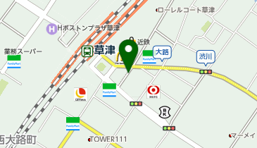 東京東海証券 草津支店の地図画像