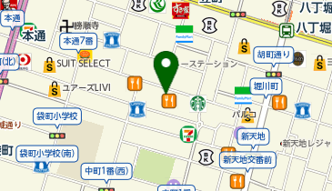 beauty:beast 本通り店の地図画像