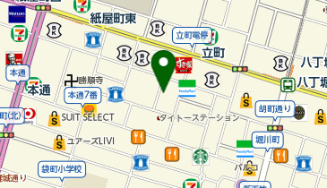 beauty:beast 立町店の地図画像