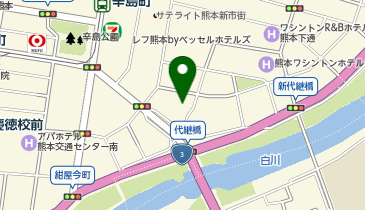 beauty:beast 熊本下通り店の地図画像