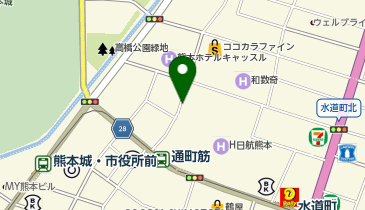beauty:beast  men&rsquo;s 熊本オークス通り店の地図画像