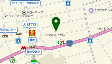 ba-boo by beauty:beast Academy 福岡店の地図画像