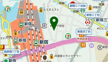 beauty:beast 新宿店の地図画像