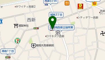 TOKYU LIVABLE 西新センターの地図画像