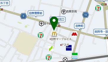 TOKYU LIVABLE 田無センターの地図画像