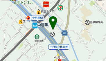 TOKYU LIVABLE 中目黒センターの地図画像