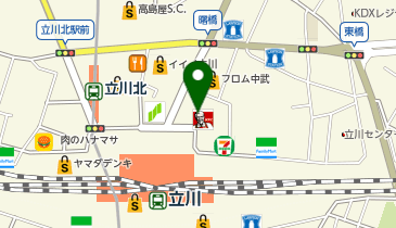 TOKYU LIVABLE 立川センターの地図画像