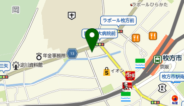TOKYU LIVABLE 枚方センターの地図画像
