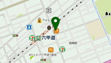 キングラム 六甲道店の地図画像