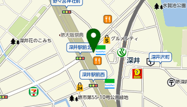 キングラム 深井店の地図画像