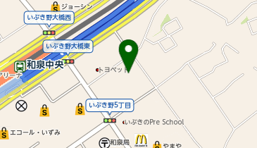 キングラム 和泉中央店の地図画像