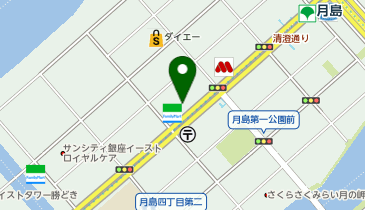キングラム 月島駅前店の地図画像