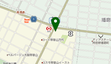 キングラム 阿倍野播磨町店の地図画像