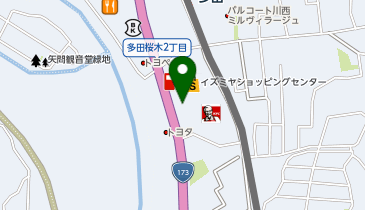 キングラム 川西多田店の地図画像