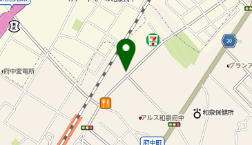 キングラム 和泉府中店の地図画像