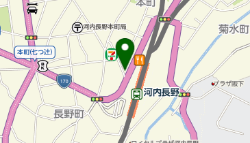 キングラム 河内長野店の地図画像