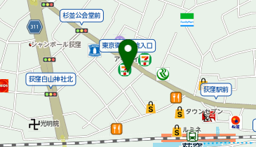 キングラム 荻窪店の地図画像