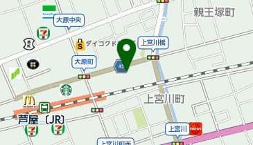 キングラム ラ・モール芦屋店の地図画像