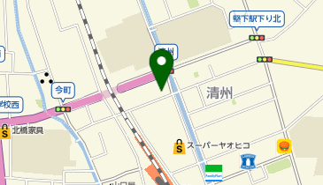 キングラム柏原店の地図画像