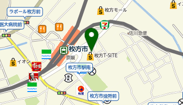 キングラム 枚方T-SITE店の地図画像
