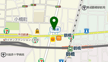 キングラム 鶴橋店の地図画像