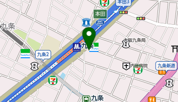 キングラム 九条店の地図画像