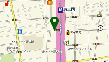 キングラム 東三国店の地図画像