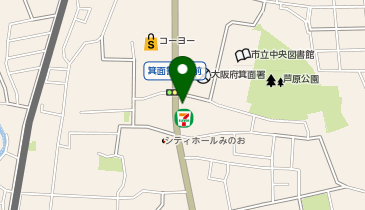 キングラム 箕面店の地図画像