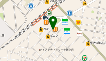 キングラム 新小岩店の地図画像