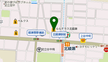プラサカプコン ららテラス北綾瀬店の地図画像