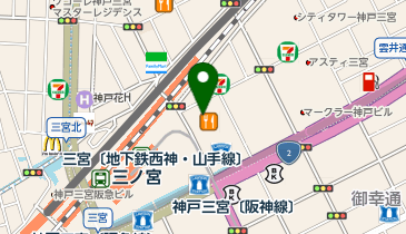 カプセルラボ/プリマート 三宮店の地図画像