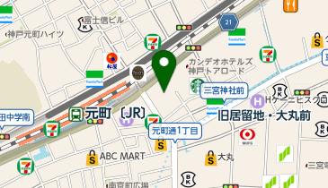 小顔整体研究所 KSラボ 神戸 三宮店の地図画像