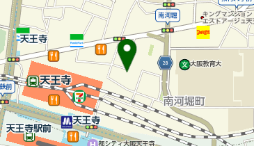 小顔整体研究所 KSラボ 大阪 天王寺の地図画像