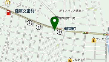 小顔整体研究所 KSラボ 熊本 健軍店の地図画像