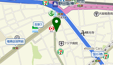 小顔整体研究所 KSラボ 大阪 福島店の地図画像