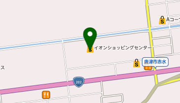 ハニーズ 唐津店の地図画像