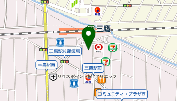 ハニーズ 三鷹店の地図画像
