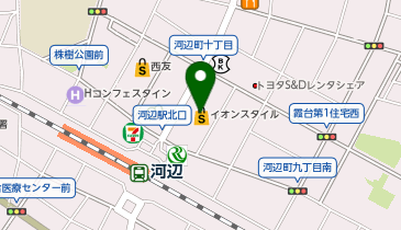 ハニーズ 河辺店の地図画像