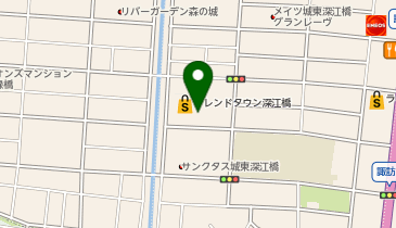 ハニーズ 深江橋店の地図画像