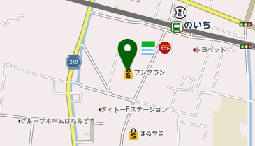 ハニーズ フジグラン野市店の地図画像
