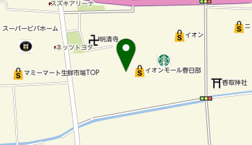 ハニーズ イオンモール春日部店の地図画像