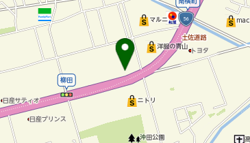 ハニーズ フジグラン高知店の地図画像