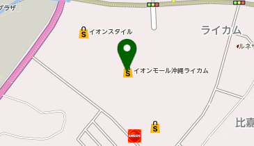 ハニーズ イオンモール沖縄ライカム店の地図画像