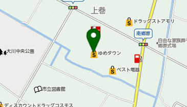 ハニーズ ゆめタウン大川店の地図画像