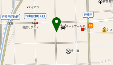 ハニーズ ベイシア渋川店の地図画像