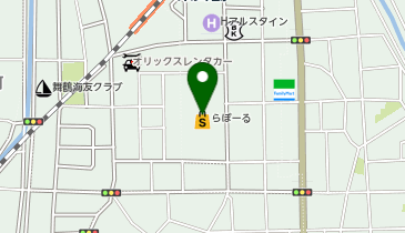 ハニーズ 舞鶴らぽーる店の地図画像